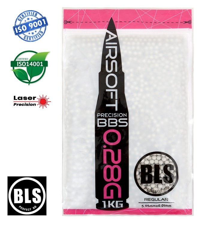 BLS PRECISION AIRSOFT BB 0.28G - 1KG - 3575ADET