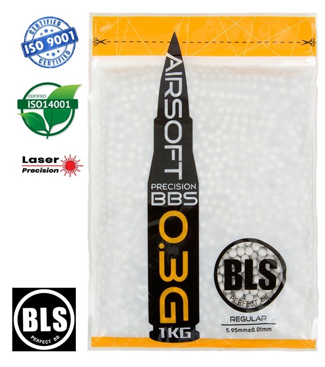 BLS PRECISION AIRSOFT BB 0.30G - 1KG - 3300ADET