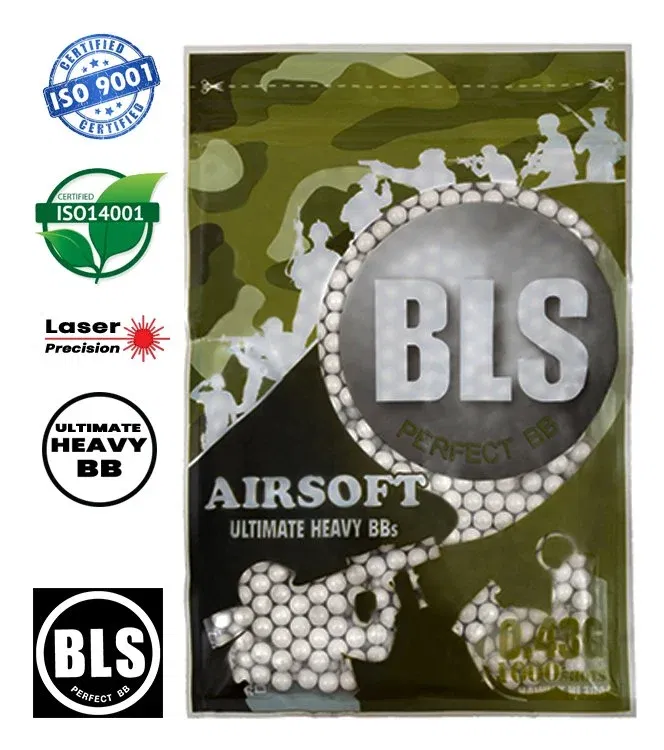 BLS PRECISION 0.43G ULTIMATE HEAVY AIRSOFT BB - 1000 ADET