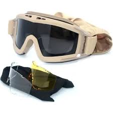 ReVision Taktik Gözlük 3 Lensli Koruyucu Maske / Tactical Gözlük